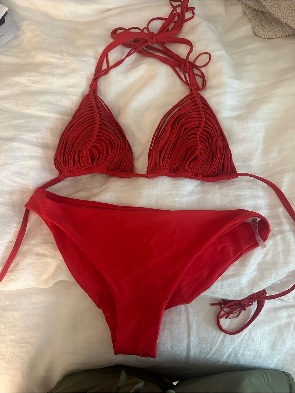 PQ Red Bikini Top